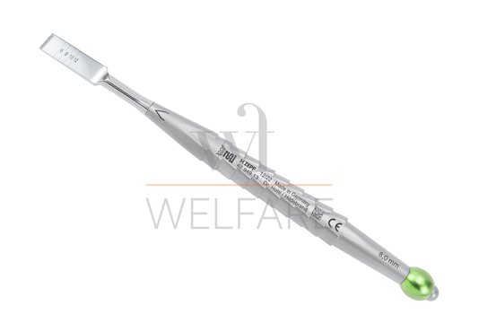 Cinzel Graduado Bi-Biselado Zepf Reto 8mm