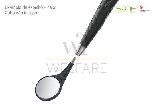 Espelho Retrator Zepf Lipcare 24mm Padrão de Encaixe M2.5