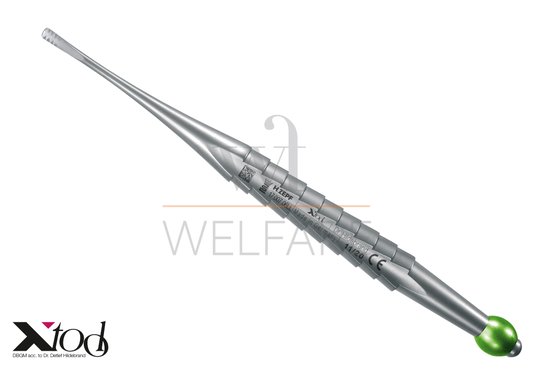 Kit Atraumático de Elevadores X-Tools Lindo-Levien Zepf 5 Instrumentais + Cassete