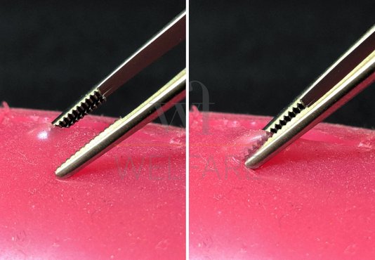 Micro Pinça Cooley Schwert Atraumática para Tecidos