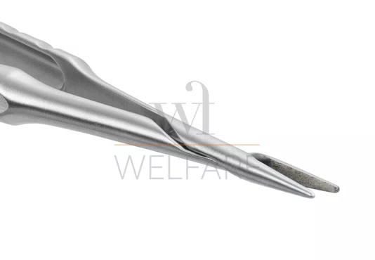 Micro Porta Agulha Castroviejo TWIST Schwert Diamantado