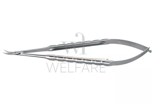 Micro Tesoura Castroviejo Schwert Curva Lisa 17cm