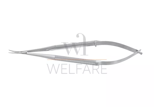 Micro Tesoura Castroviejo Schwert Curva Lisa 15cm