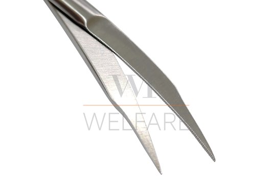Tesoura Zepf Goldmann-Fox SUPERCUT Serrilhada Curva 13cm