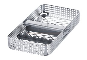 Cassete Inox Zepf com Tiras de Silicone e Trava para 5 Instrumentos