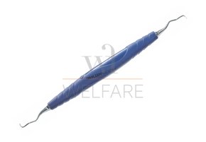Cureta de Gracey Zepf 13/14 com Cabo Bionik Azul Escuro