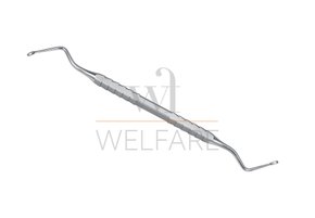 Cureta de Lucas Micro Serrilhada Zepf Modelo Médio