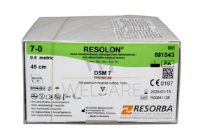 Fio de Sutura RESOLON 7-0 DSM7 Caixa com 36 unidades