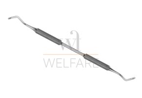 Espátula Schwert Micro Serrilhada para Inserção de Fio Retrator