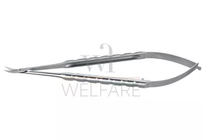 Micro Tesoura Castroviejo Schwert Curva Lisa 17cm