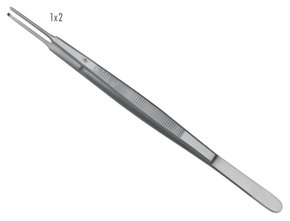 Pinça Schwert Cushing Reta Dente de Rato 18cm