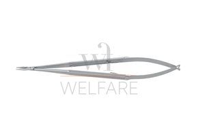 Micro Porta Agulha Castroviejo Schwert Parte Ativa Fina 18cm