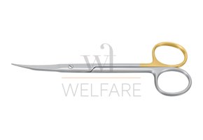 Tesoura Zepf Goldmann-Fox SUPERCUT Serrilhada Curva 13cm