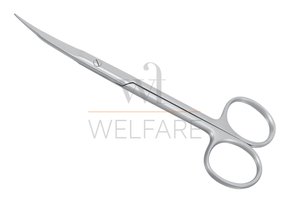 Tesoura Zepf Goldmann-Fox Serrilhada Curva 13cm